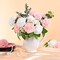 9 Pcs Artificial Foam Roses with Stems – Pink Real Touch Faux Flowers for DIY Wedding Bouquets, Bridal Showers, Cake Toppers, Centerpieces & Home Decor